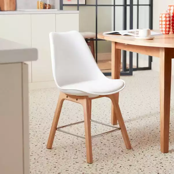 Dunelm Erik White Dining Chair 3 Dunelm Erik White Dining Chair