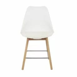 Dunelm Erik White Dining Chair 10 Dunelm Erik White Dining Chair - 30747700 alt02