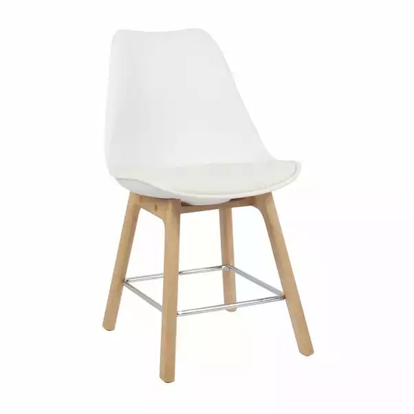 Dunelm Erik White Dining Chair 6 Dunelm Erik White Dining Chair - Image 4