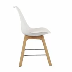 Dunelm Erik White Dining Chair 12 Dunelm Erik White Dining Chair - 30747700 alt04