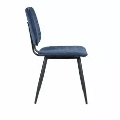 Dunelm Austin Velvet Set Of 2 Dining Chairs - 30748274 alt02