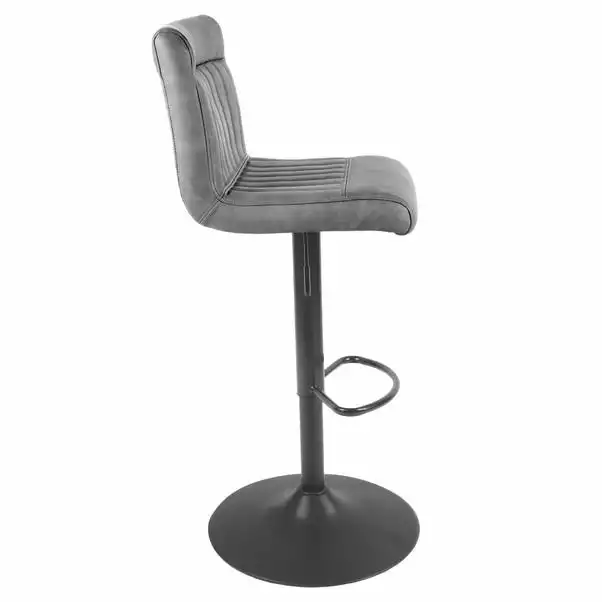 Dunelm Felix Faux Leather Bar Stool 5 Dunelm Felix Faux Leather Bar Stool - Image 3