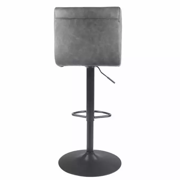 Dunelm Felix Faux Leather Bar Stool 7 Dunelm Felix Faux Leather Bar Stool - Image 5