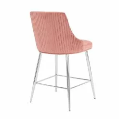 Dunelm Peyton Velvet Bar Stool 11 Dunelm Peyton Velvet Bar Stool - 30748311 alt04