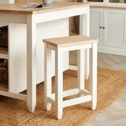 Dunelm Churchgate Ivory Island Bar Stool