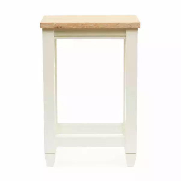 Dunelm Churchgate Ivory Island Bar Stool 6 Dunelm Churchgate Ivory Island Bar Stool - Image 5