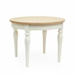 Dunelm Churchgate Ivory Round Dining Table 10 Dunelm Churchgate Ivory Round Dining Table - 30748636 alt02