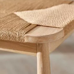 Dunelm Churchgate Ash Wood Spindle Bench - 30748638 alt03