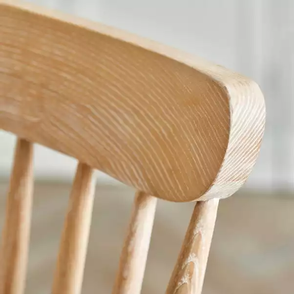 Dunelm Churchgate Ash Wood Spindle Bar Stool 4 Dunelm Churchgate Ash Wood Spindle Bar Stool - Image 2