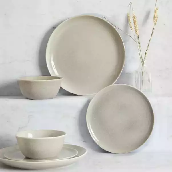 Dunelm Amalfi 12 Piece Dinner Set Grey 3 Dunelm Amalfi 12 Piece Dinner Set Grey