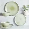 Dunelm Amalfi 12 Piece Dinner Set Sage - 30749181