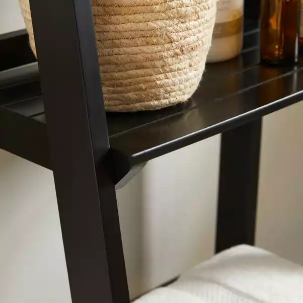 Dunelm Nautical Black Ladder Shelves 4 Dunelm Nautical Black Ladder Shelves - Image 2