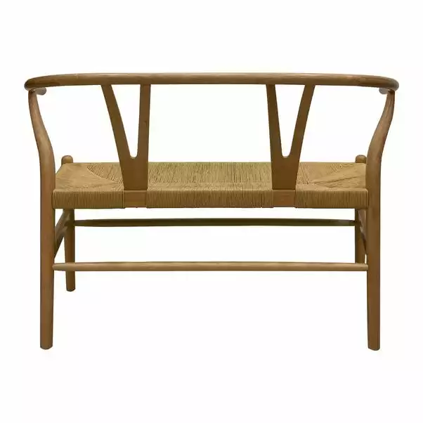 Dunelm Lara Wishbone Bench Seat 7 Dunelm Lara Wishbone Bench Seat - Image 5