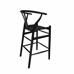 Dunelm Lara Wishbone Bar Stool - 30751841 alt04
