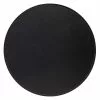 Dunelm Set Of 4 Black & Grey Faux Leather Reversible Round Placemats