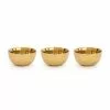 Dunelm Set Of 3 Metallic Dip Bowls