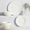 Dunelm Linear Embossed 12 Piece Dinner Set