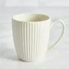 Dunelm Linear Embossed Mug - 30762589