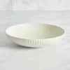 Dunelm Linear Embossed Porcelain Pasta Bowl 2 Dunelm Linear Embossed Porcelain Pasta Bowl - 30762590