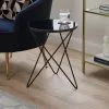 Dunelm Zoey Black Top Side Table - 30764038