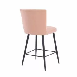 Dunelm Taylor Velvet Bar Stool - 30764837 alt04