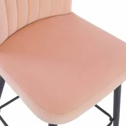 Dunelm Taylor Velvet Bar Stool - 30764837 alt06