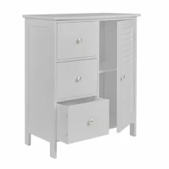 Dunelm Nautical Grey 3 Drawer Console Unit - 30764881 alt03