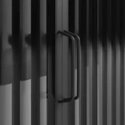 Dunelm Stannis Reeded Glass Under Sink Unit - 30765707 alt05