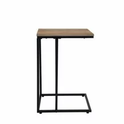Dunelm Charlie Oak Effect C-Shaped Side Table - 30765711 alt03