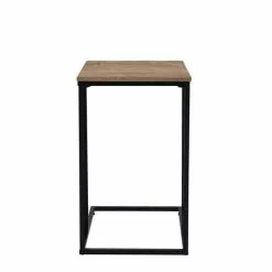 Dunelm Charlie Oak Effect C-Shaped Side Table - 30765711 alt05