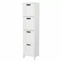 Dunelm Rimini White 4 Drawer Unit 12 Dunelm Rimini White 4 Drawer Unit - 30765731 alt05
