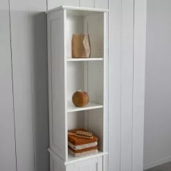 Dunelm Rimini White Tall Cabinet 10 Dunelm Rimini White Tall Cabinet - 30765735 alt02