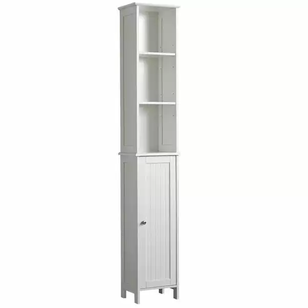 Dunelm Rimini White Tall Cabinet 7 Dunelm Rimini White Tall Cabinet - Image 5