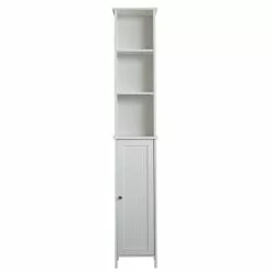 Dunelm Rimini White Tall Cabinet 13 Dunelm Rimini White Tall Cabinet - 30765735 alt05