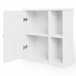 Dunelm Lynton White Compact Bathroom Wall Cabinet 12 Dunelm Lynton White Compact Bathroom Wall Cabinet - 30765922 alt04