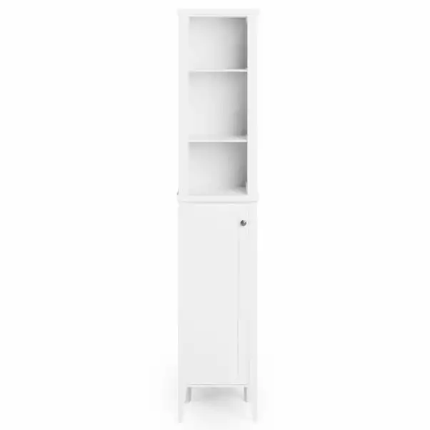 Dunelm Lynton White Compact Bathroom Tall Unit 5 Dunelm Lynton White Compact Bathroom Tall Unit - Image 3