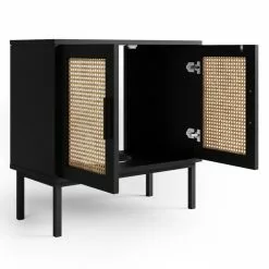 Dunelm Winslow Undersink Unit Black Rattan - 30766794 alt04