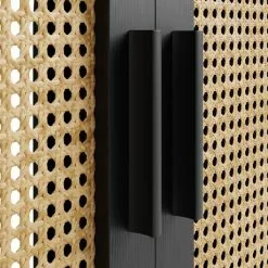 Dunelm Winslow Undersink Unit Black Rattan - 30766794 alt05