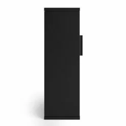Dunelm Winslow Wall Cabinet Black Rattan - 30766796 alt03