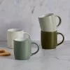 Dunelm Set Of 4 Green Mugs - 30767595
