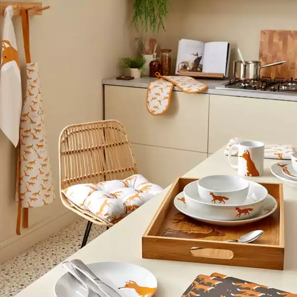 Dunelm Fergus Fox 12 Piece Dinner Set 7 Dunelm Fergus Fox 12 Piece Dinner Set - Image 5