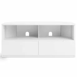 Dunelm Larson Corner TV Unit White - 30768488 alt02