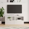 Dunelm Larson TV Unit White 1 Dunelm Larson TV Unit White - 30768493