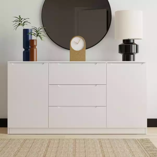 Dunelm Larson Large Sideboard White 3 Dunelm Larson Large Sideboard White