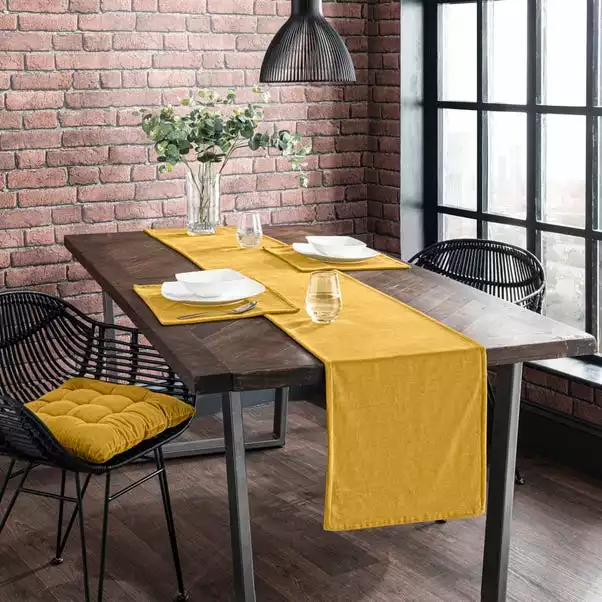 Dunelm Clara Velvet Runner 3 Dunelm Clara Velvet Runner