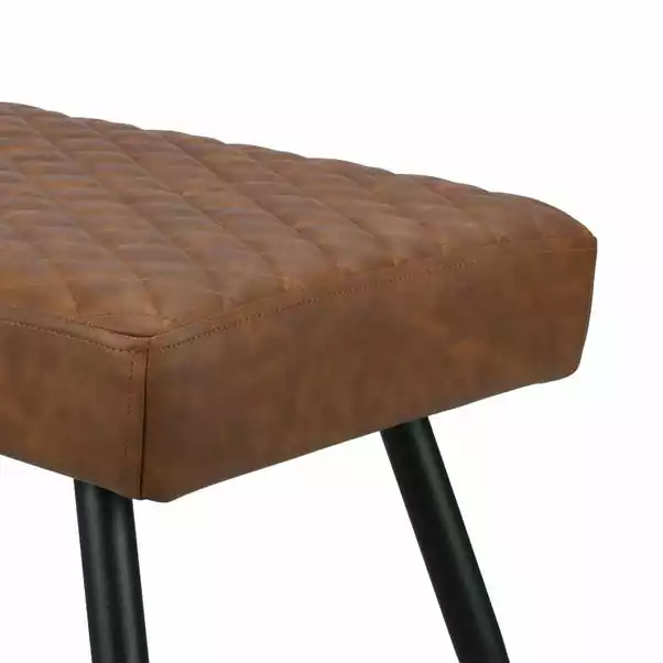 Dunelm Montreal Faux Leather Dining Bench 8 Dunelm Montreal Faux Leather Dining Bench - Image 6