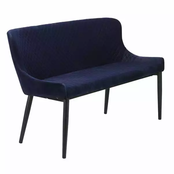 Dunelm Montreal Large Velvet Dining Bench Seat 4 Dunelm Montreal Large Velvet Dining Bench Seat - Image 2