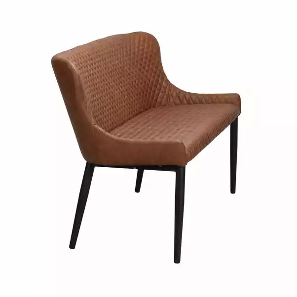 Dunelm Montreal Large Faux Leather Dining Bench Seat 5 Dunelm Montreal Large Faux Leather Dining Bench Seat - Image 3