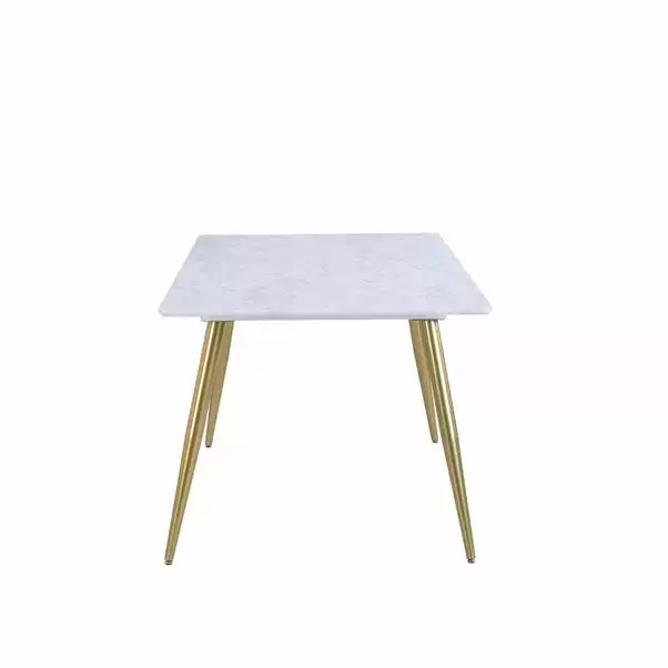 Dunelm Kendall Marble Effect Extending Dining Table 7 Dunelm Kendall Marble Effect Extending Dining Table - Image 5