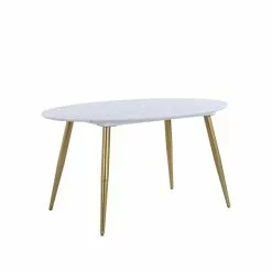 Dunelm Kendall Marble Effect Oval Dining Table 9 Dunelm Kendall Marble Effect Oval Dining Table - 30769223 alt02